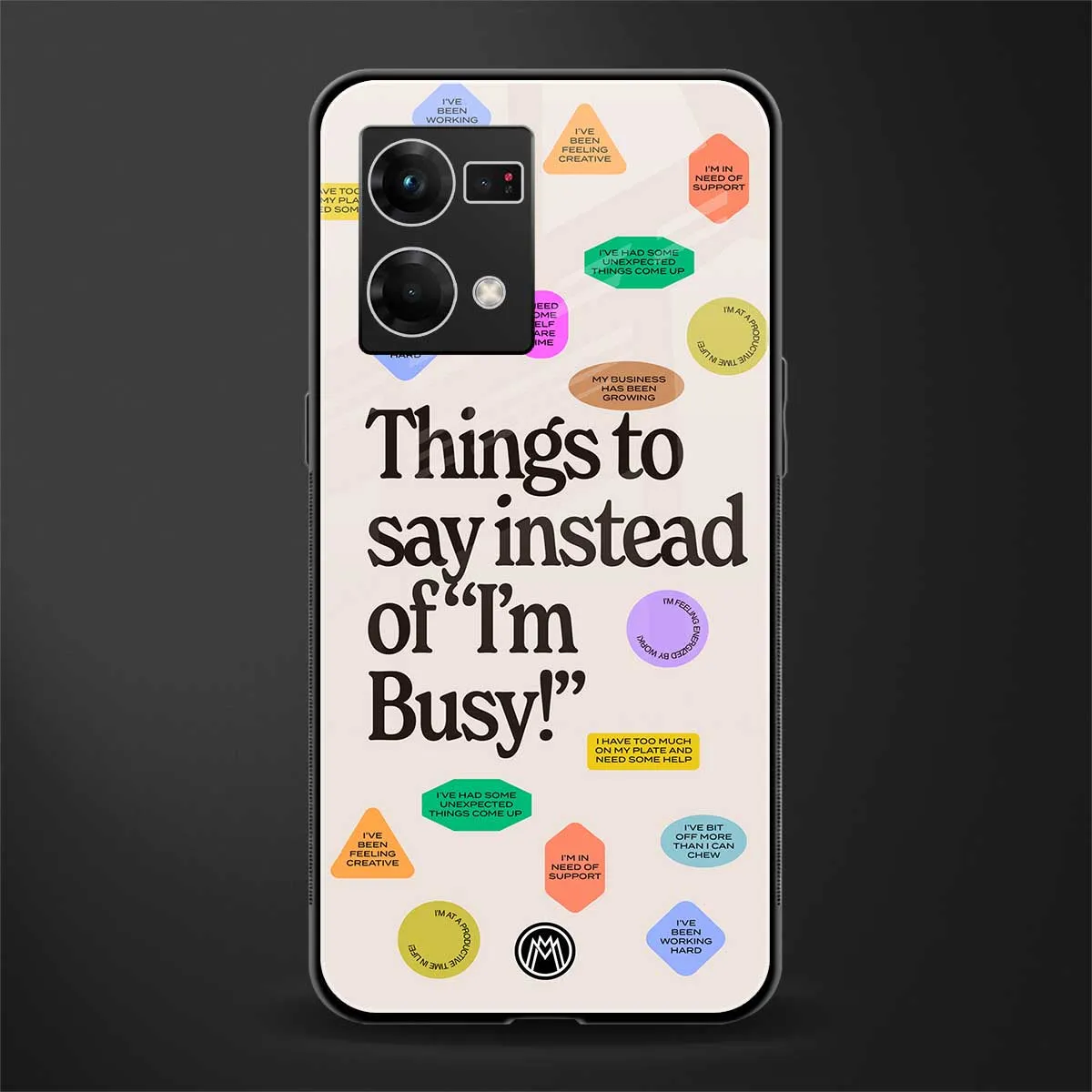 10 Things To Say Phone Case for Oppo F21 Pro 4G | Glass Case