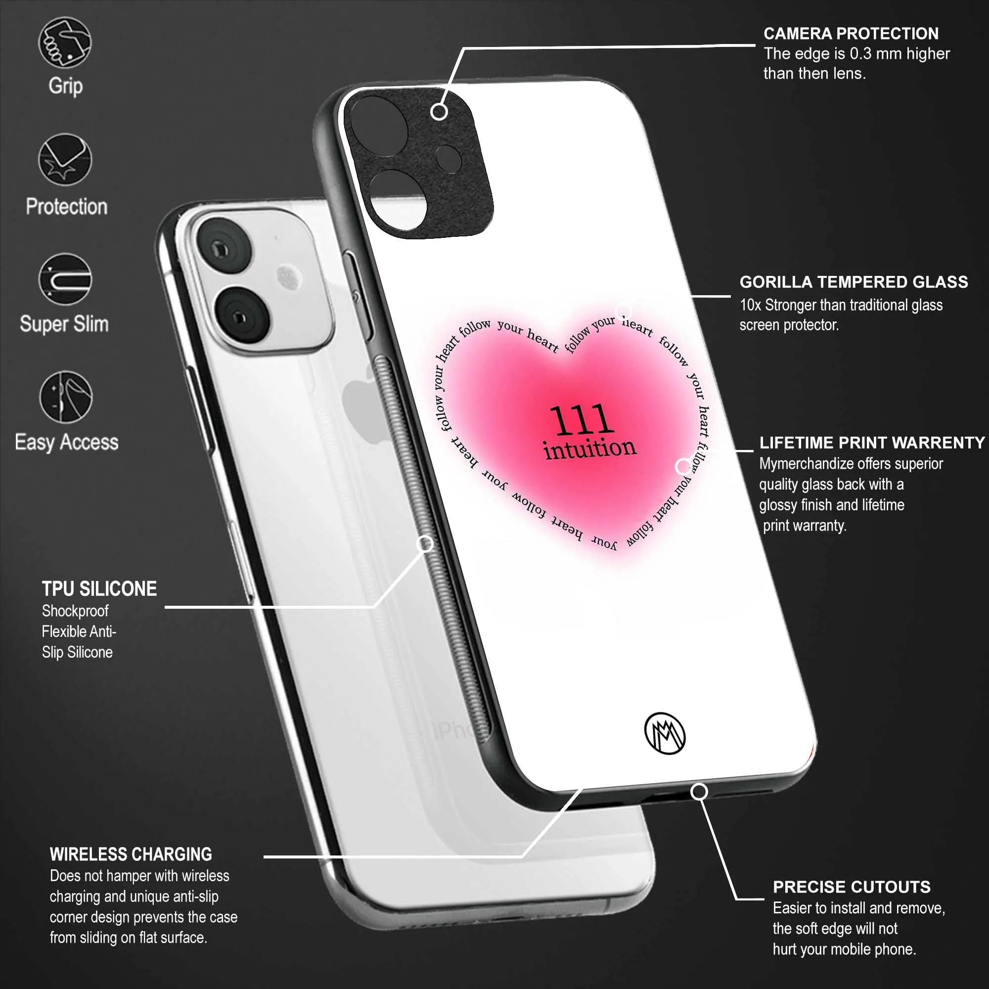 111 Intuition Phone Case for Realme 7 | Glass Case