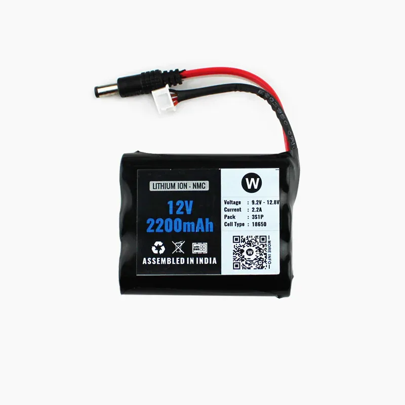 12V 1200mAh Rechargeable Lithium Battery Pack ET9539