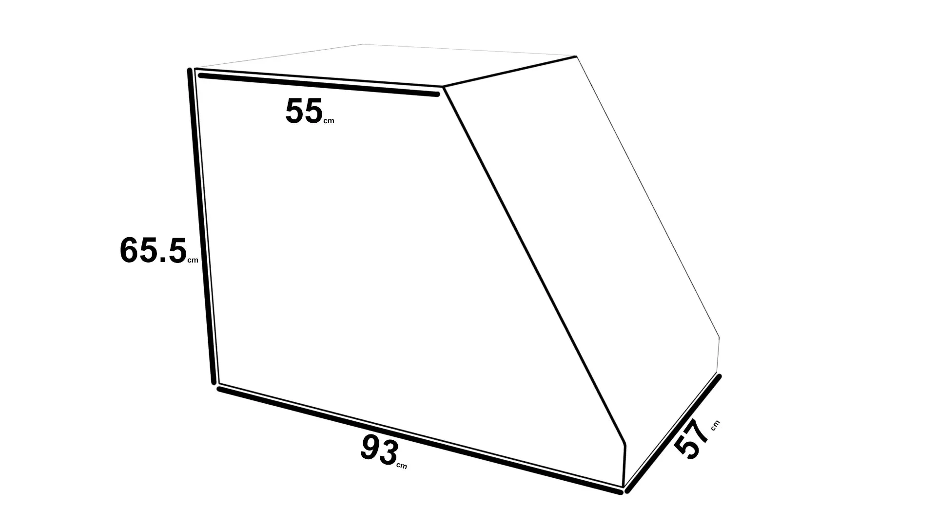 2-Door Car Crate with Escape Hatch - Half Boot (Various Sizes)