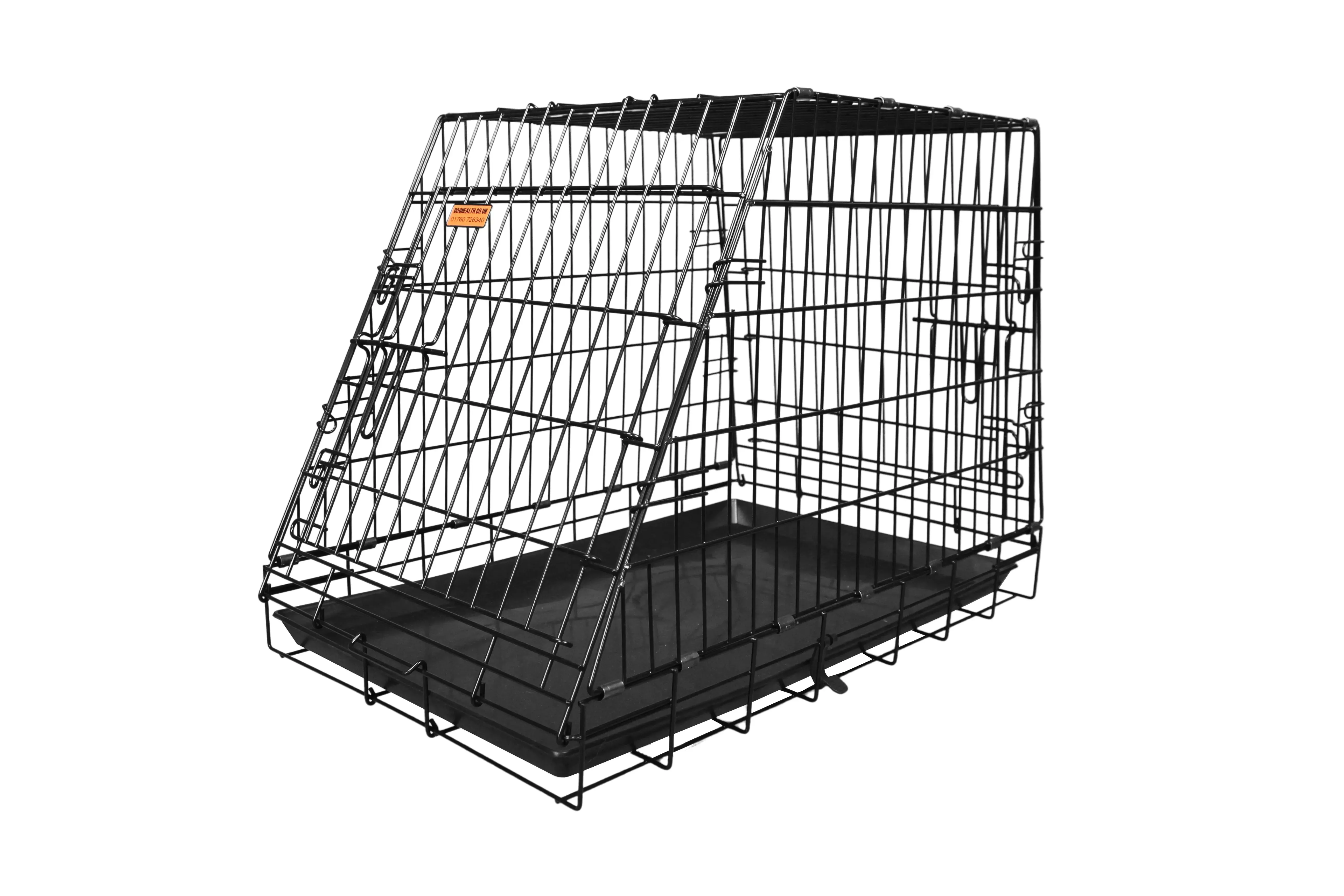 2-Door Car Crate with Escape Hatch - Half Boot (Various Sizes)