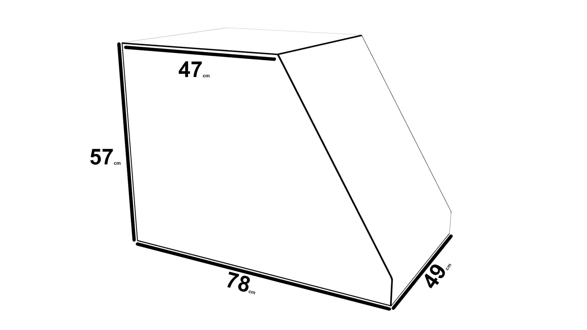 2-Door Car Crate with Escape Hatch - Half Boot (Various Sizes)