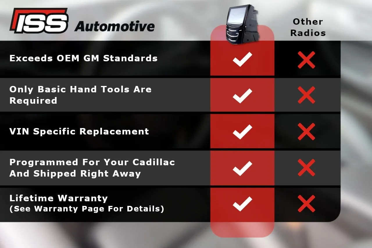 2014 Cadillac Escalade Radio Replacement