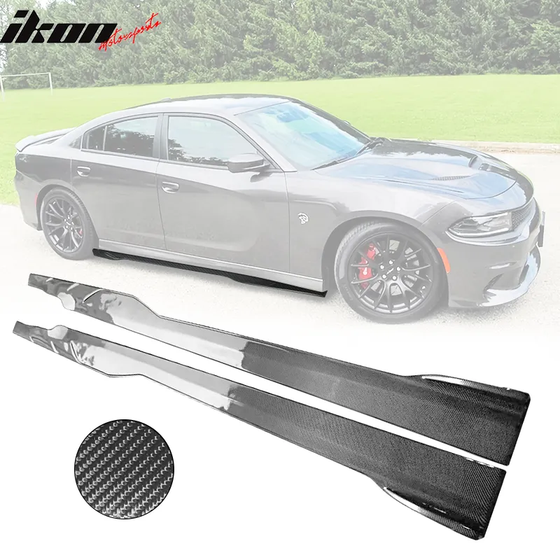 2015-2023 Dodge Charger 86.5" V1 Side Skirts Extension Rocker Panel PP