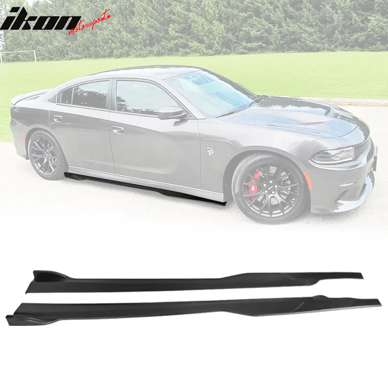 2015-2023 Dodge Charger 86.5" V1 Side Skirts Extension Rocker Panel PP