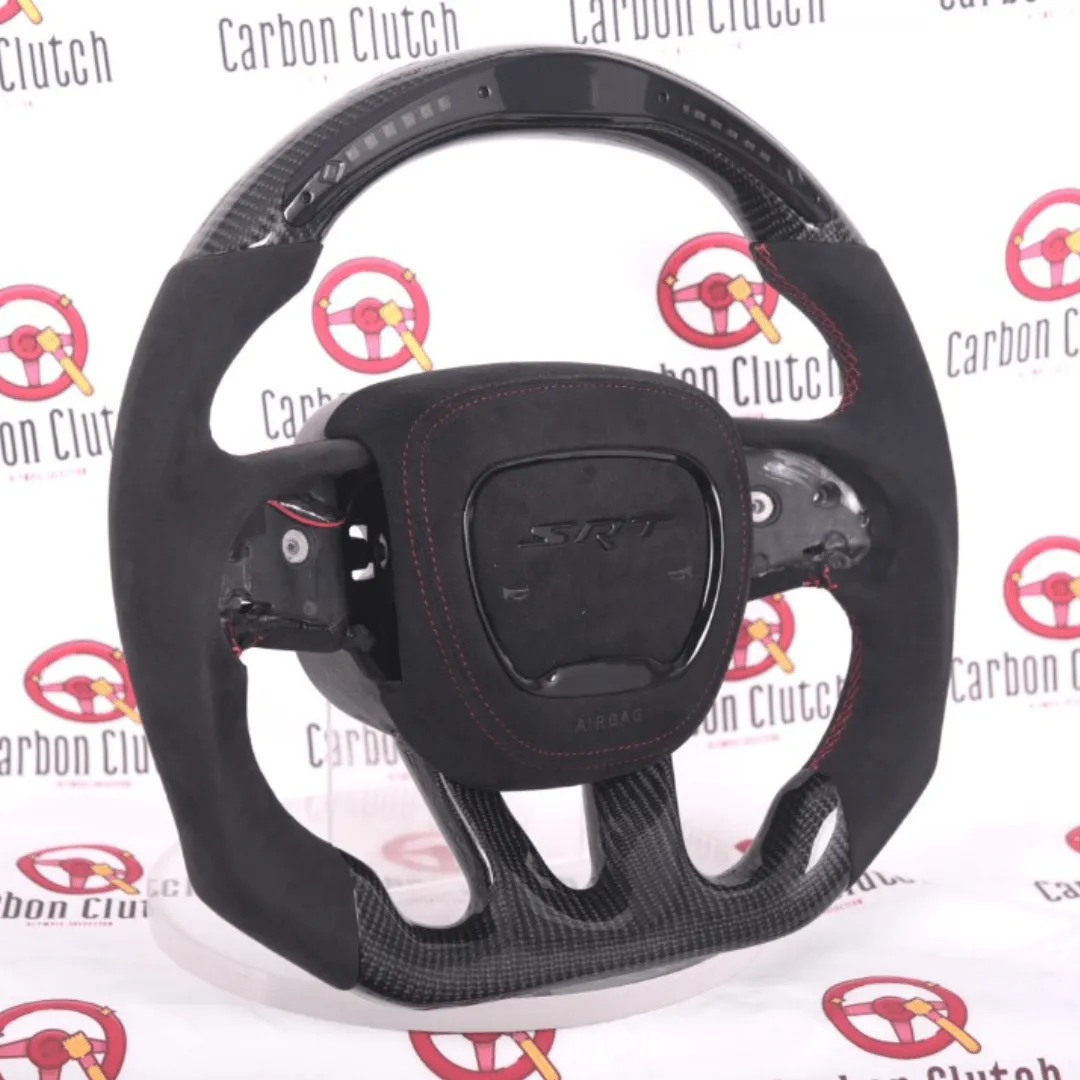 2015-2024 DODGE Charger/Challenger Custom Carbon Fiber Steering Wheel