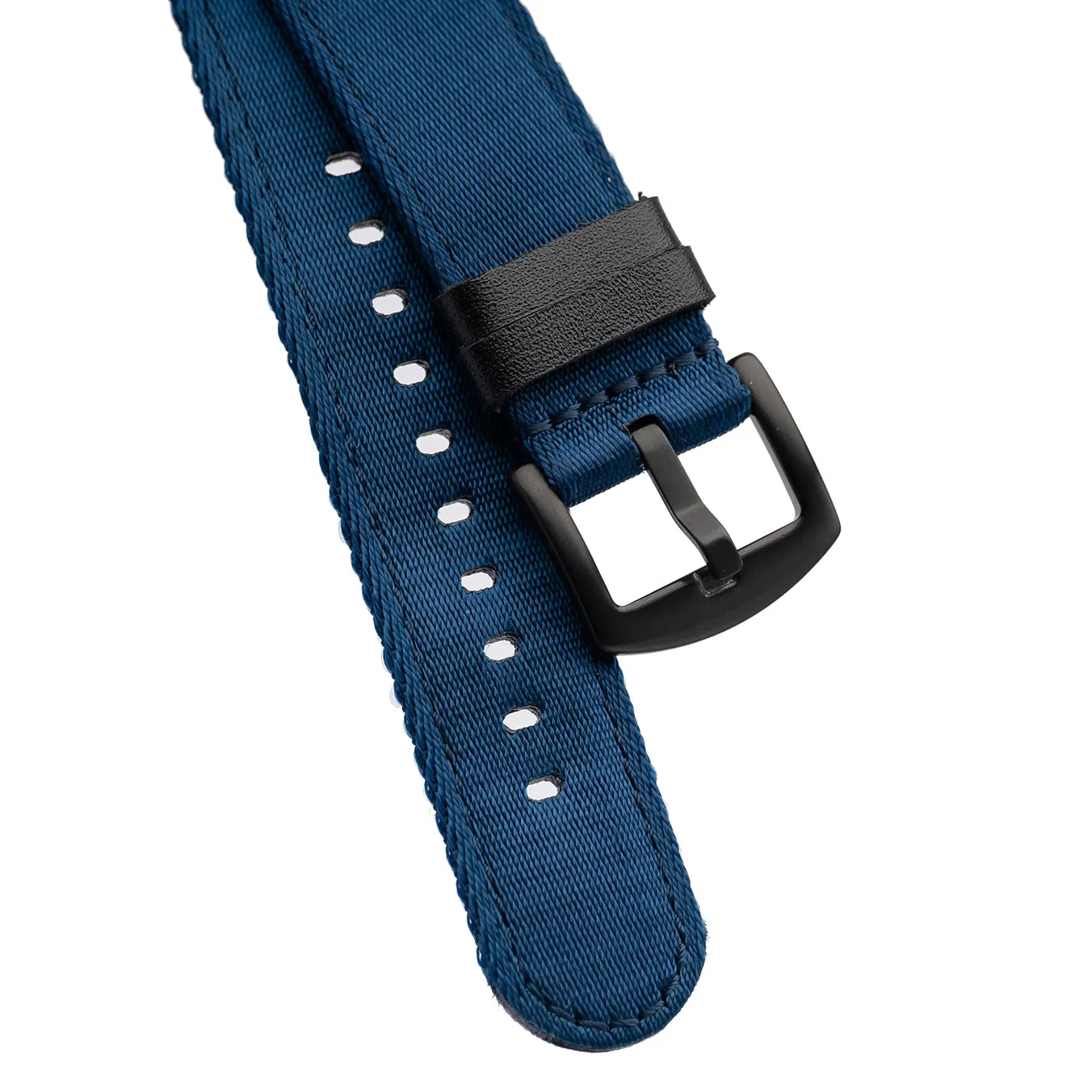 20mm 22mm Quick Release Premium Seat Belt Nylon Watch Strap - Blue