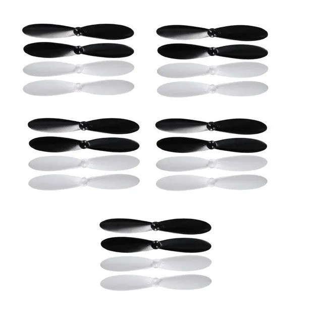 20pcs Hubsan H107L H107C H107D Propellers Spare Blade Main Props  For  RC Quadcopter Propellers