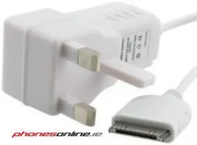 3-Pin Mains Charger for iPhone 3G, 3GS, 4, 4S