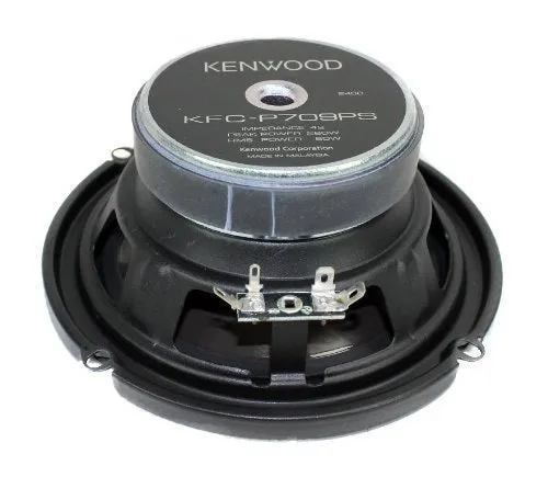 4) New Kenwood KFC-P709PS 6.5" 560W Car Audio Component Speaker Systems Stereo