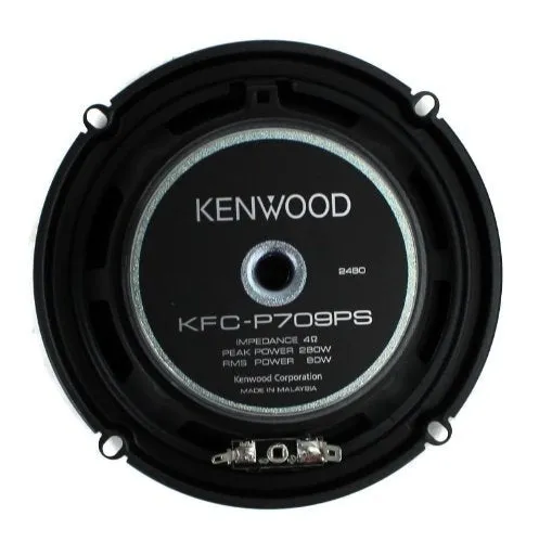 4) New Kenwood KFC-P709PS 6.5" 560W Car Audio Component Speaker Systems Stereo