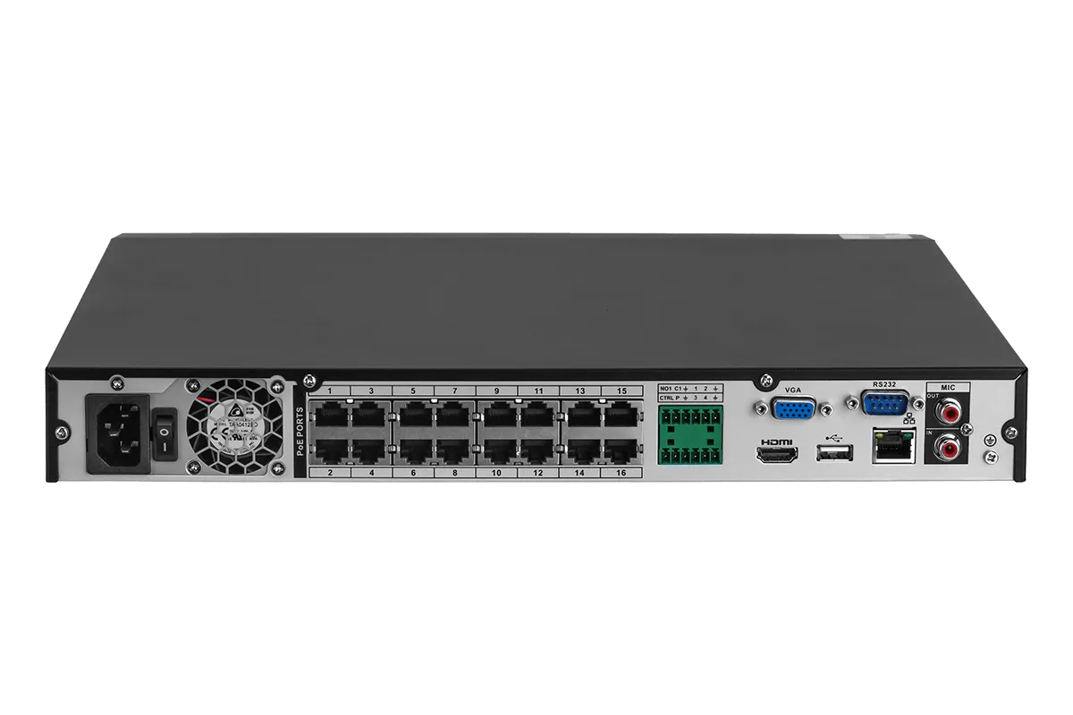 4K 16-Channel 3TB Wired NVR System with Smart Deterrence Cameras