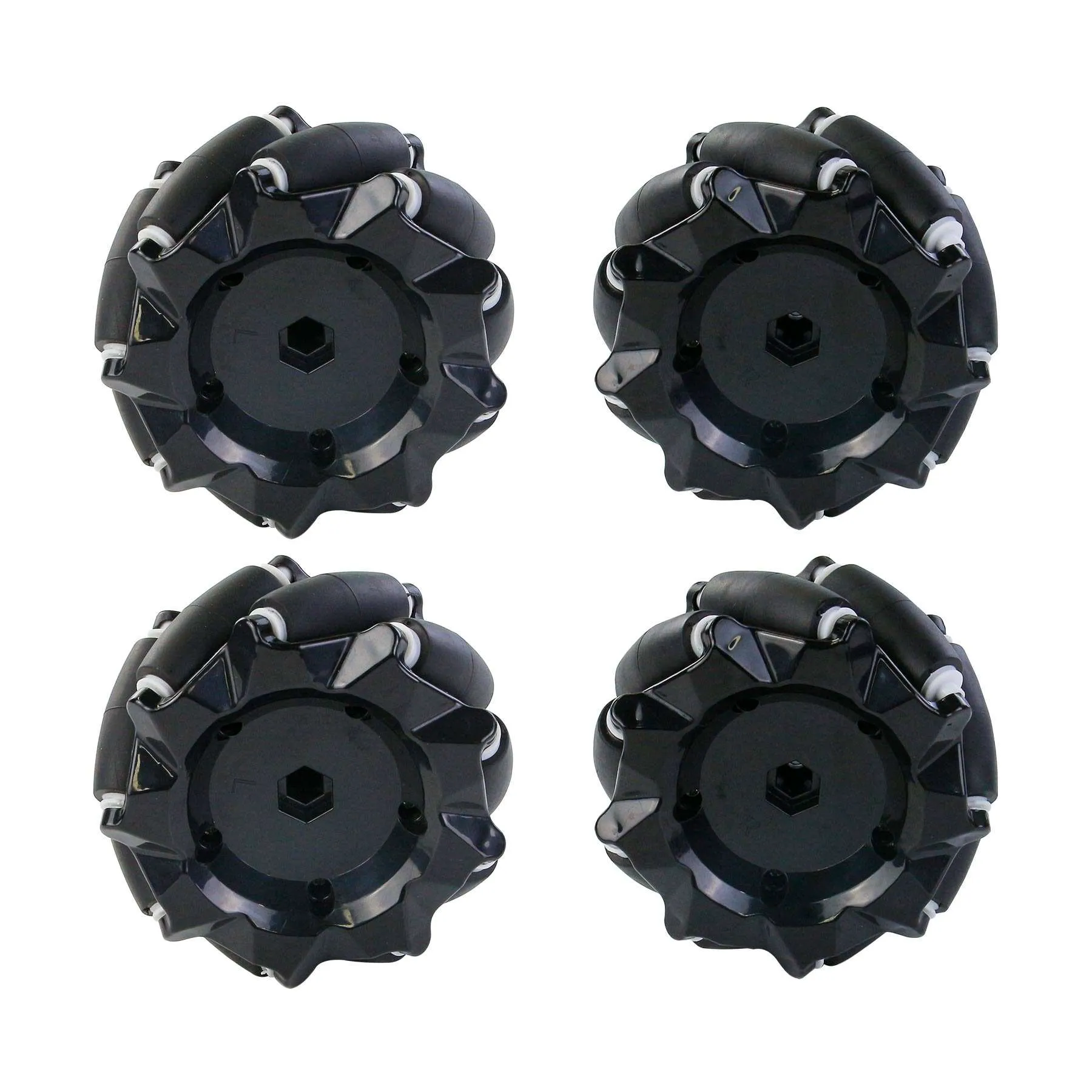 65mm 85mm Tire Mecanum Wheel and Hexagonal Coupling for Racing Car