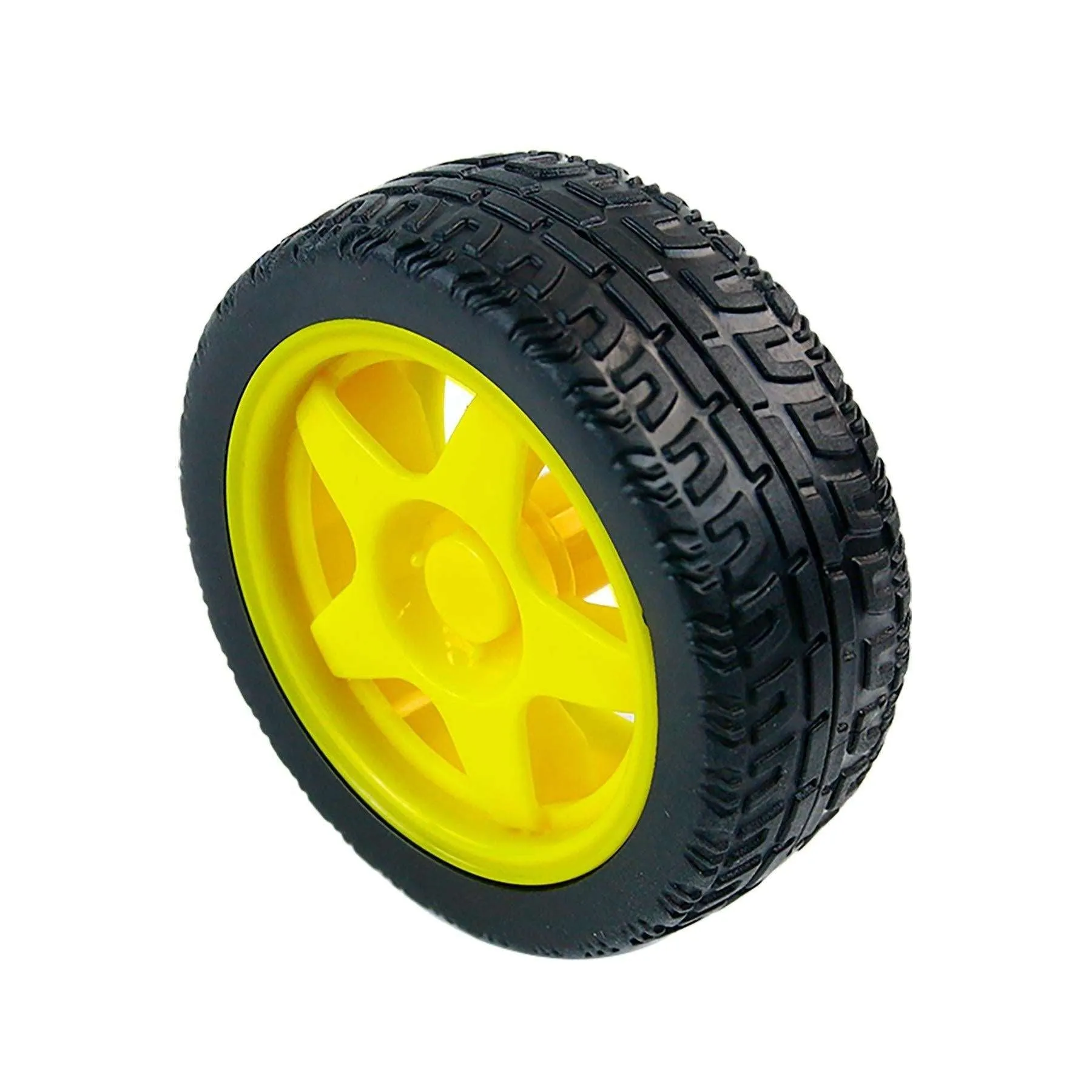 65mm Rubber Wheel Tire Compatible with TT Motor for Smart Car