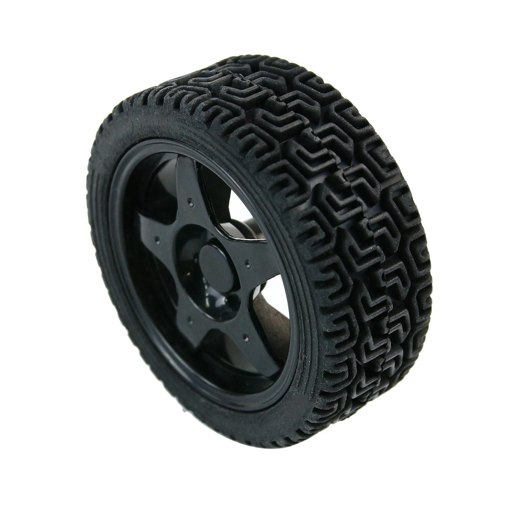 65mm Rubber Wheel Tire Compatible with TT Motor for Smart Car