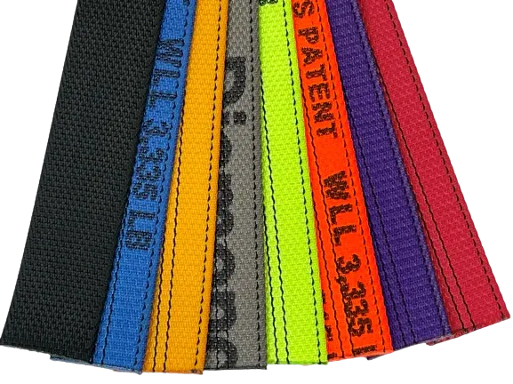 8 Point DiamondWeave™  14 Ft Strap Kit for Rollback/Flatbed Tie Downs with 12" Chain Tail | COLOR OPTIONS