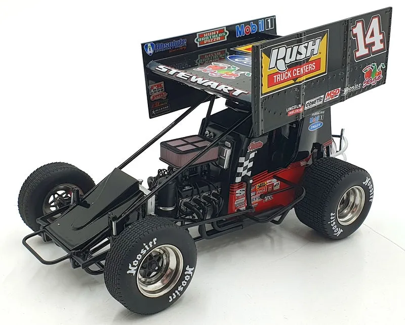 Acme 1/18 Scale Diecast A1809501 - 2021 #14 Auto Parts Sprint Car Stewart