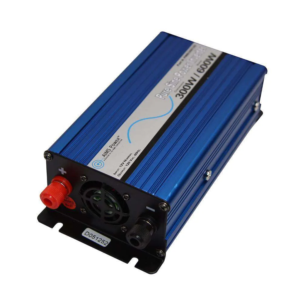 Aims Power PE60012230S 600 Watt Pure Sine Inverter New