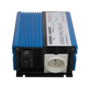 Aims Power PE60012230S 600 Watt Pure Sine Inverter New