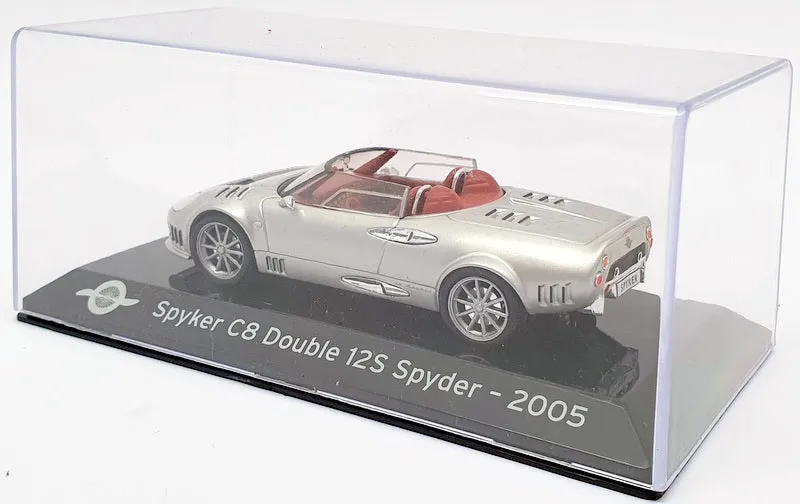 Altaya 1/43 Scale 1911IR4 - 2005 Spkyer C8 Double 12S Spyder - Silver