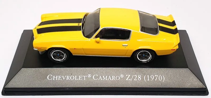 Altaya 1/43 Scale 211024L - 1970 Chevrolet Camaro Z/28 - Yellow/Black