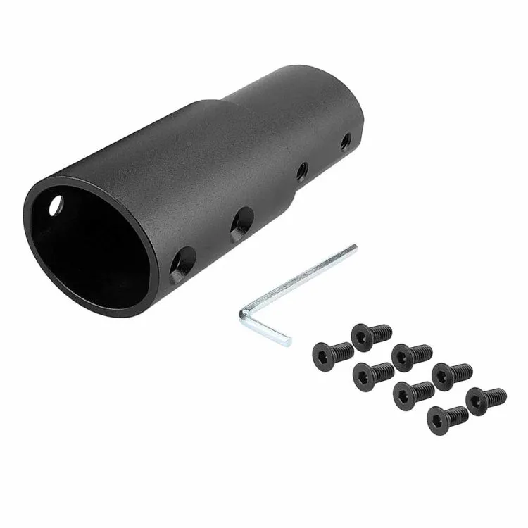 Aluminum Extension Pipe Extender Pole For Xiaomi M365/M365Pro Pro2 1S(Black)