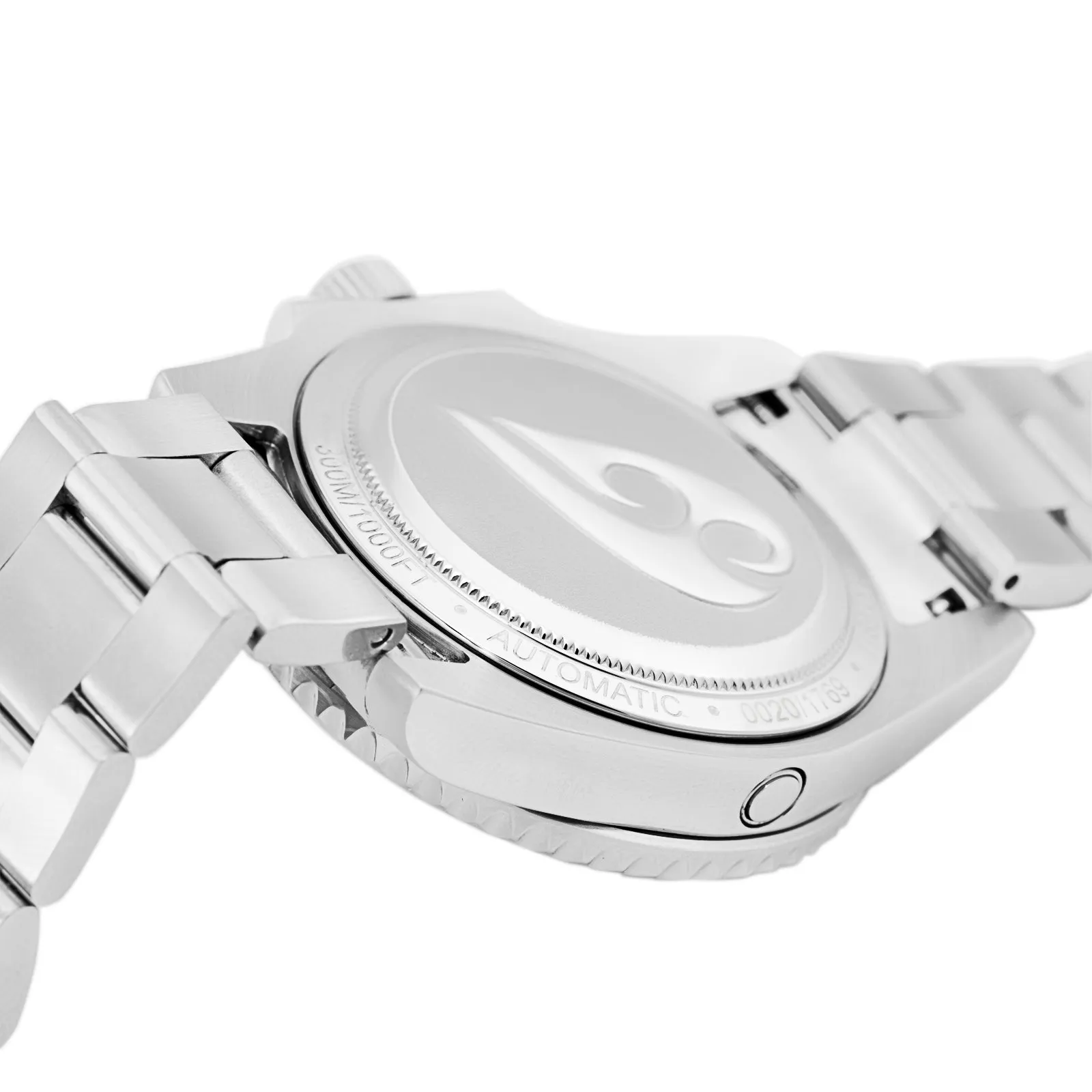 Aquacy 1769 Hei Matau Men's Automatic 300M White Diver MOP Watch ETA 2824 1769.WMP.B.S.ET