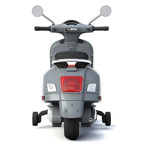 Aussie Baby Vespa Licensed 12V Kids Ride On Motorbike - Grey