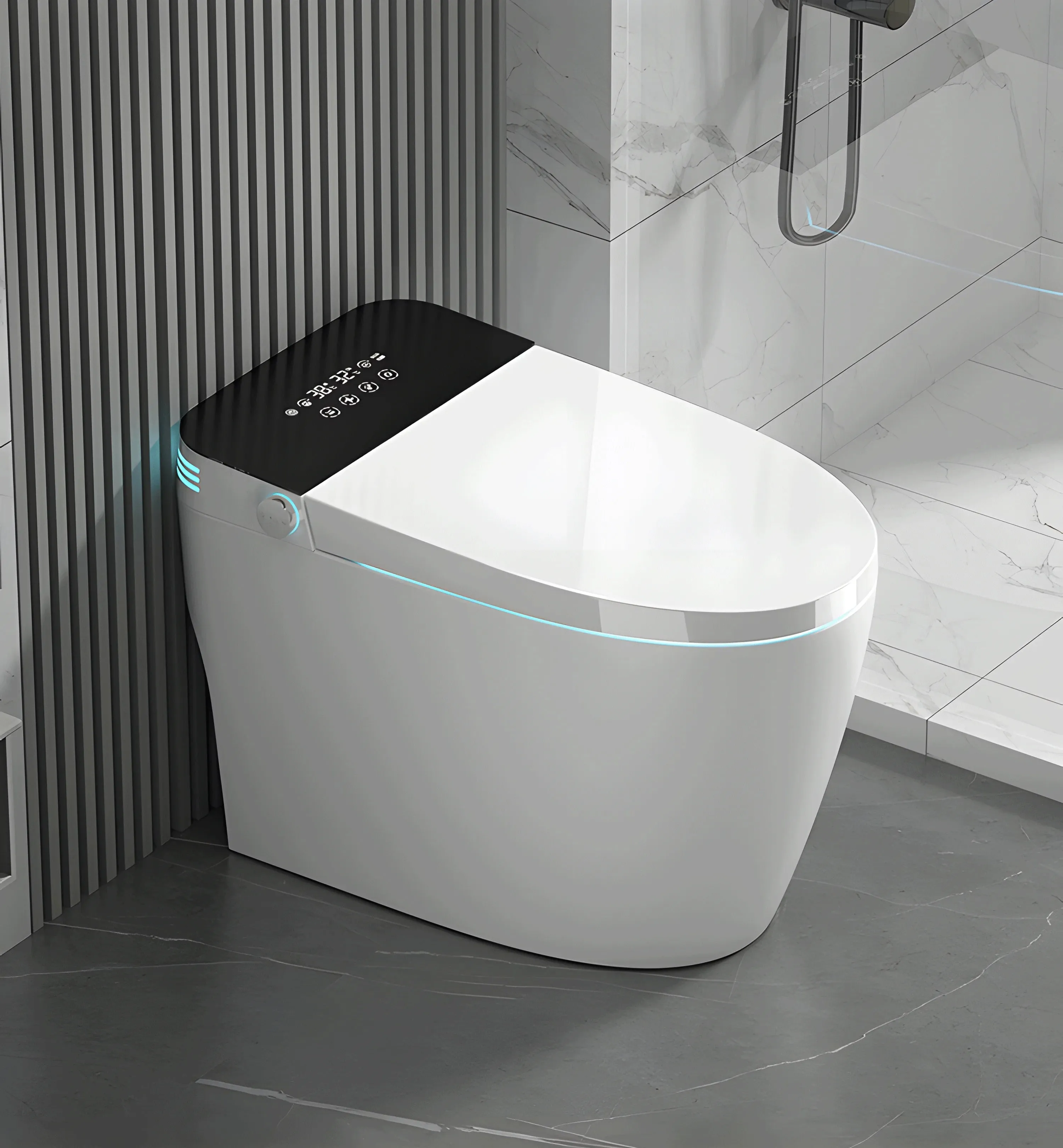 AUTO Flush, Air Dry Smart Toilet