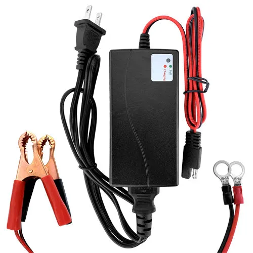 Banshee BC-LI-12V-123 12V Lithium Ion Battery Charger for Motorcycle