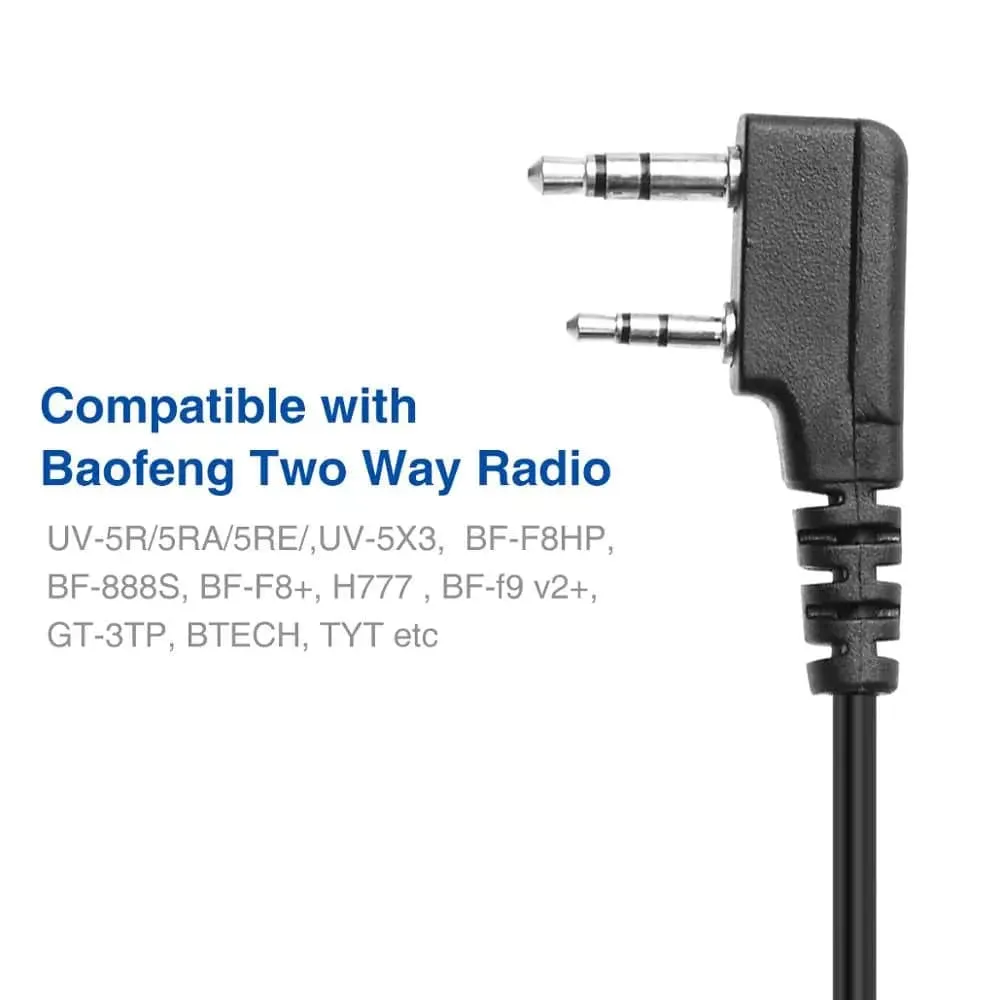 Baofeng Walkie Talkie Speaker Microphone PTT Mic For Baofeng UV-5R BF-888S UV-82 UV-S9 PLUS UV 13 Pro UV-16 Pro Two Way Radio