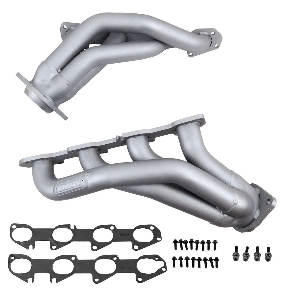 BBK 1-7/8" Shorty Headers Dodge Challenger/Charger 6.1 HEMI (06-10) Titanium Ceramic or Polished Silver Ceramic