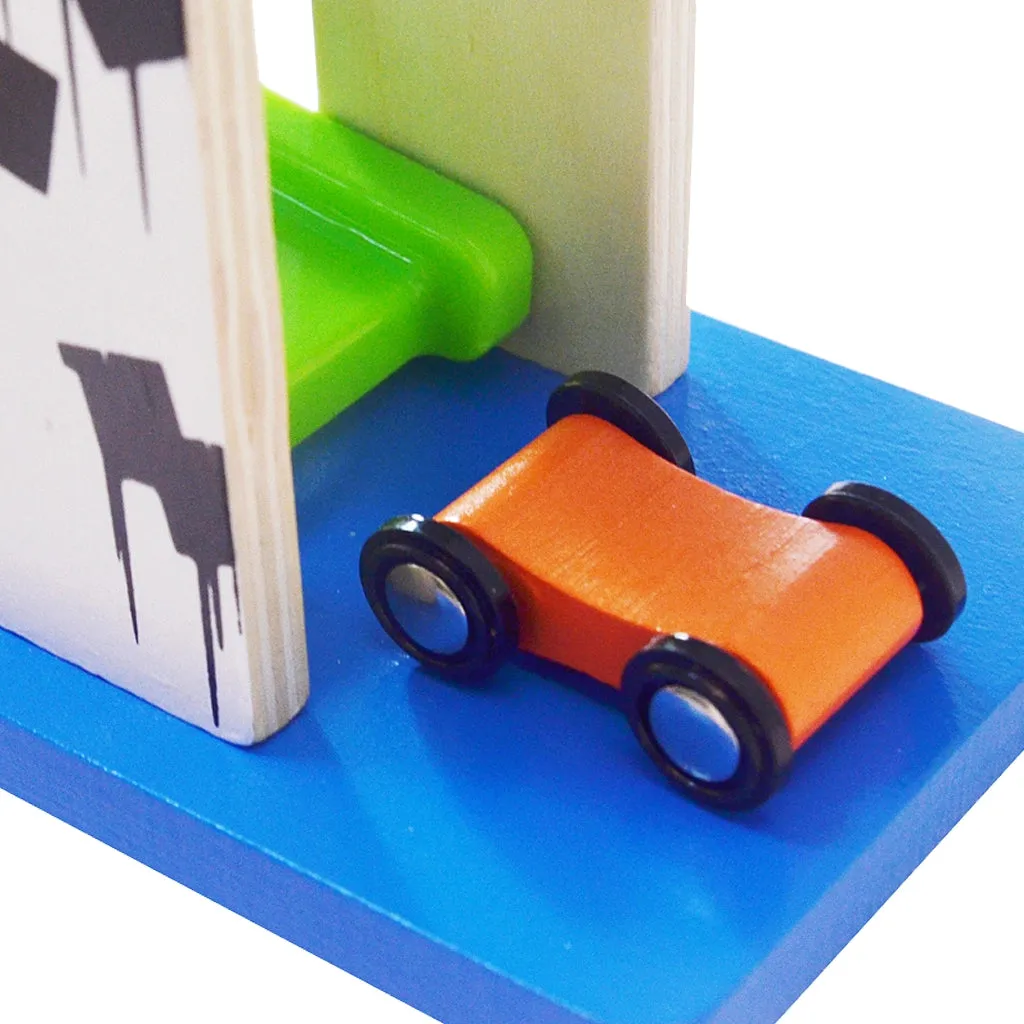 Bee Smart Toys Wooden Car Ramp Racer