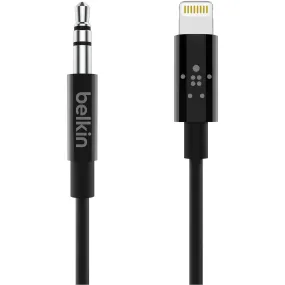 Belkin Lightning to 3.5mm Audio Cable 1.8M (Black)