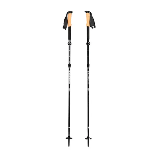 Black Diamond Alpine FLZ Trekking Poles Cork Handles (1 Pair) 2018 Model