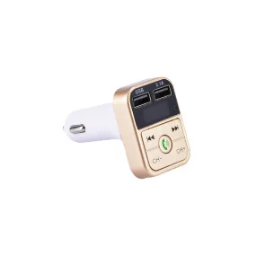 Bluetooth Car FM Transmitter MP3 Player Handsfree Disk Car in Gold, White, Pink and Black