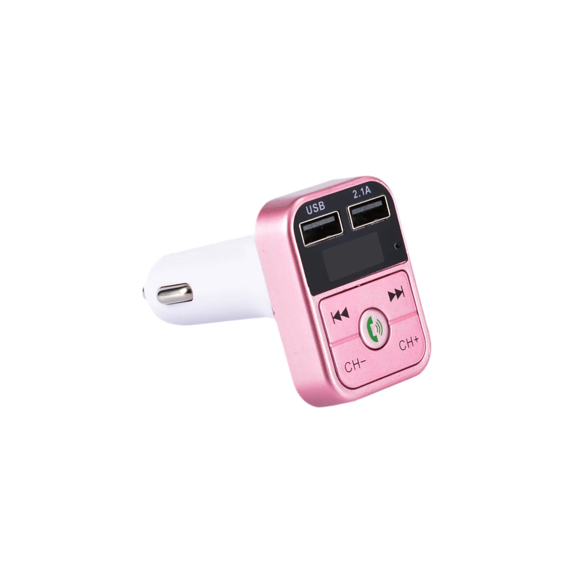 Bluetooth Car FM Transmitter MP3 Player Handsfree Disk Car in Gold, White, Pink and Black