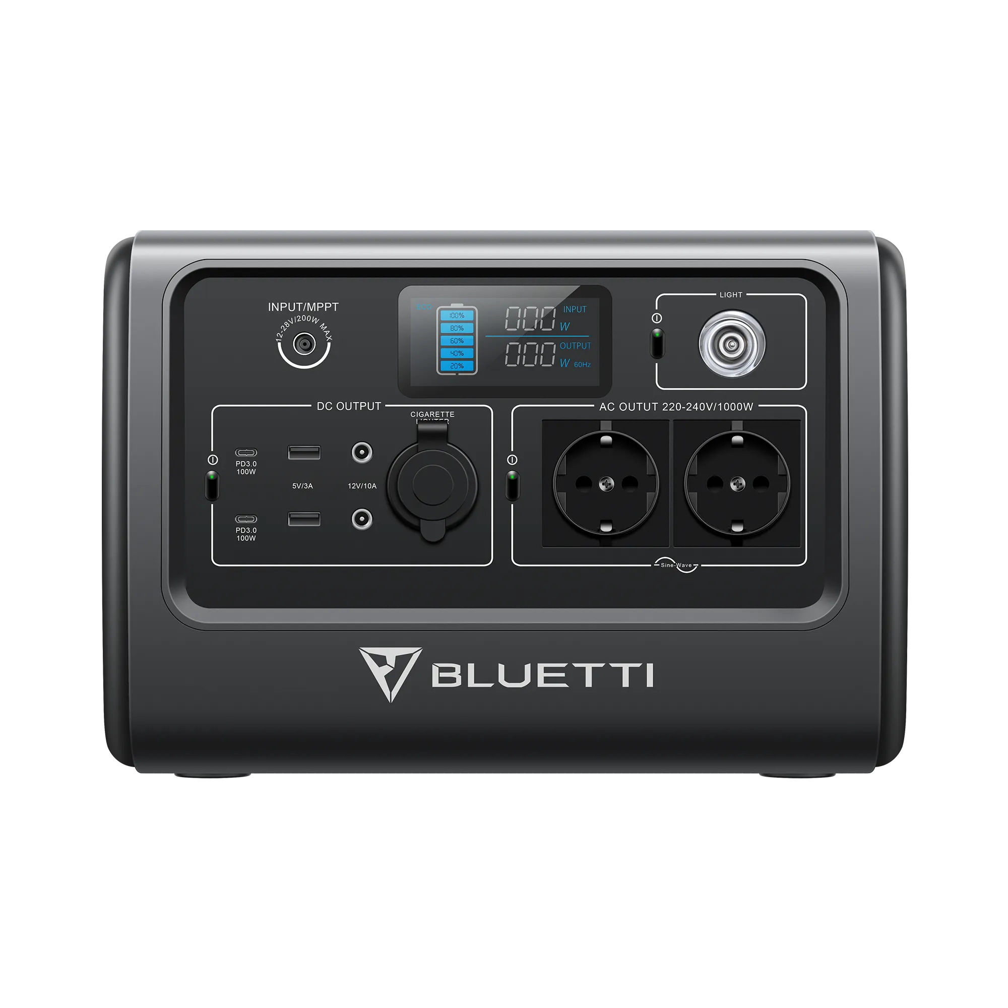 BLUETTI PowerOak EB70 Portable Power Station | 1000W 716Wh