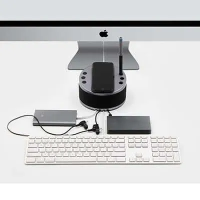 BrandCharger LYNQ Desktop Holder with Speaker and USB Hub