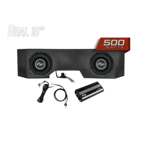 Can-Am® Defender 500W Dual 10" Subwoofer Kit | UTVS-DEF-SUB-500-2