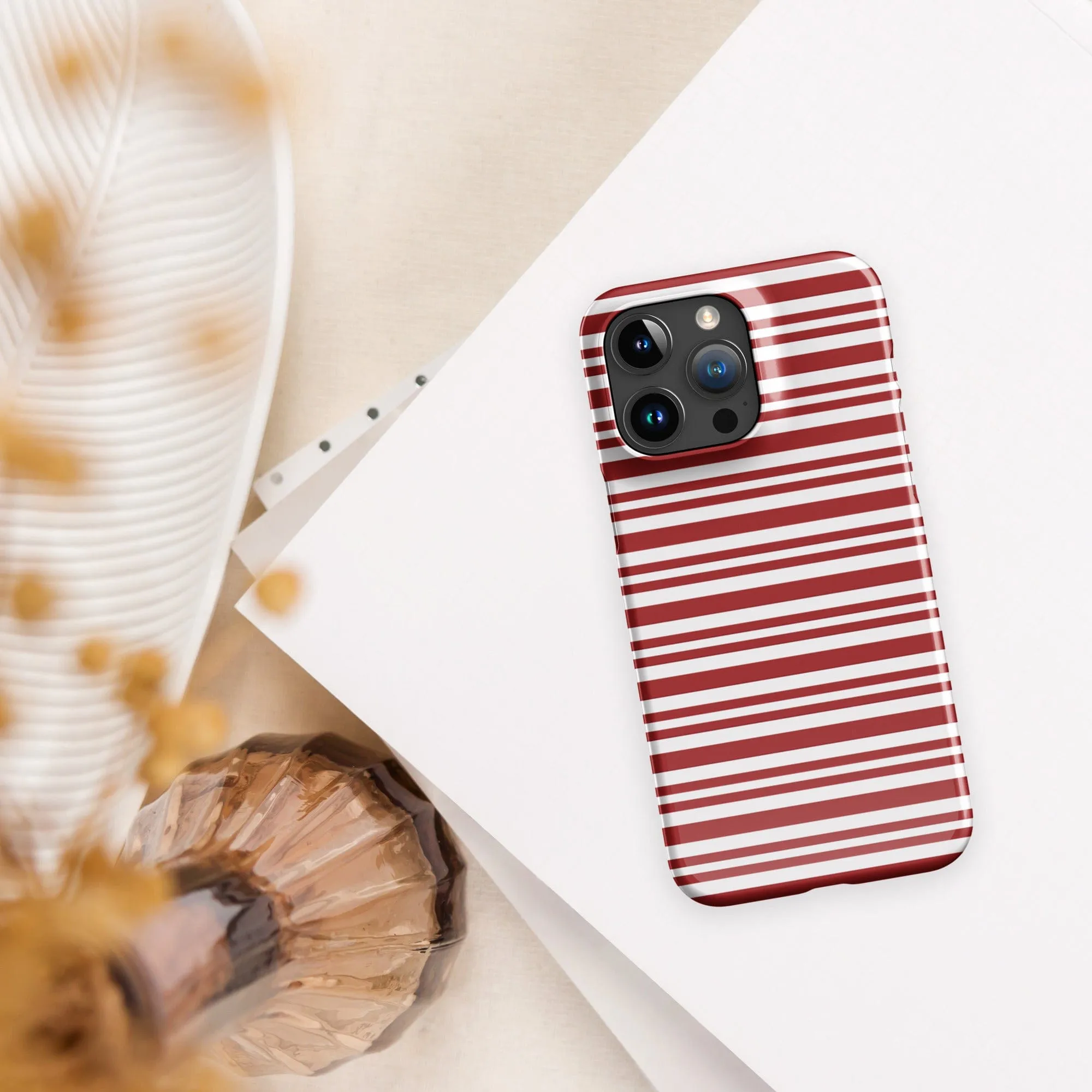 Candy Cane Snap Case for iPhone®