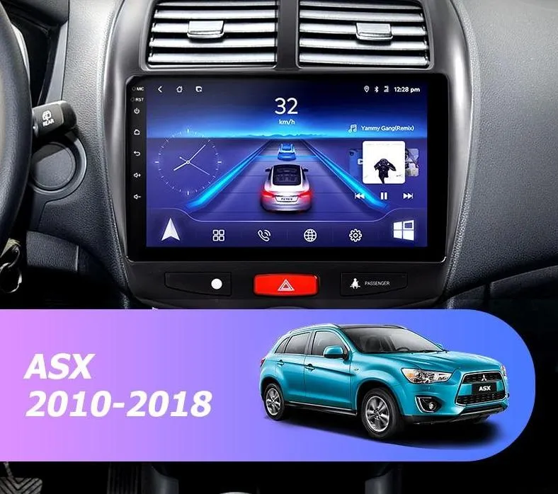 Car Dealz 10.2" Android 10.0 Mitsubishi ASX 2010-2018 w CAM In Dash Plus OEM Fascia