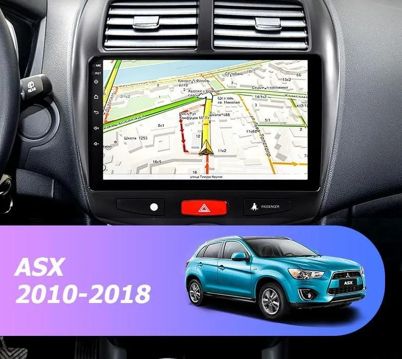 Car Dealz 10.2" Android 10.0 Mitsubishi ASX 2010-2018 w CAM In Dash Plus OEM Fascia