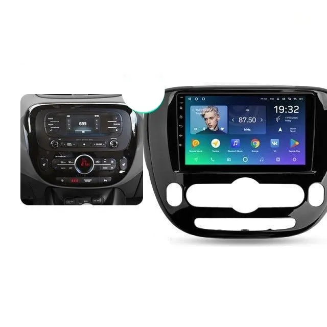 Car Dealz Premium Advanced 4G Data Model 10.2" Android 12.0 For Kia Soul 2 PS 2013 - 2019 In Dash Plus OEM Fascia