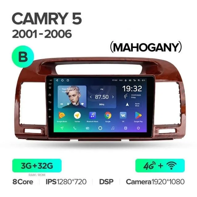 Car Dealz Premium Advanced 4G Data Model 10.2" Android 12.0 For Toyota Camry 5 XV 30 2001 - 2006