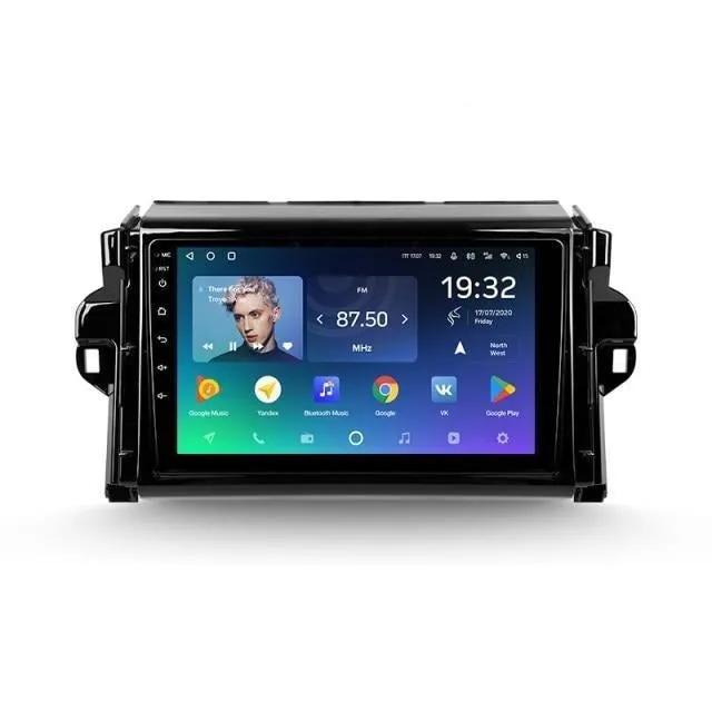 Car Dealz Premium Advanced 4G Data Model 10.2" Android 12.0 For Toyota Fortuner 2 2015 - 2020 In Dash Plus OEM Fascia