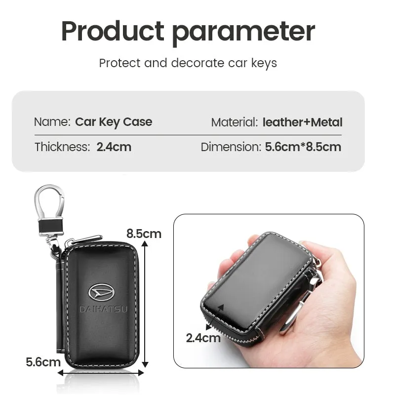 Car Key Case, Genuine Leather Car Smart Key