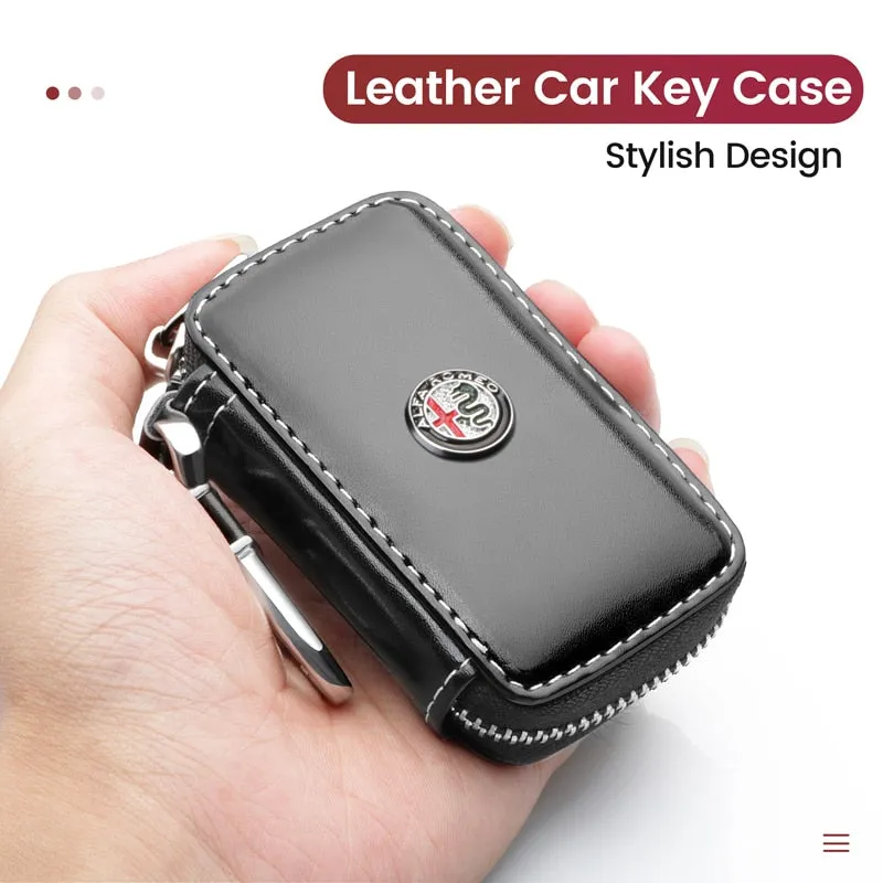 Car Key Case, Genuine Leather Car Smart Key