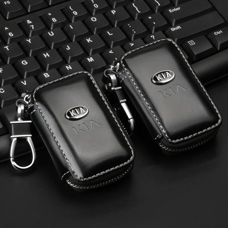 Car Key Case, Genuine Leather Car Smart Key