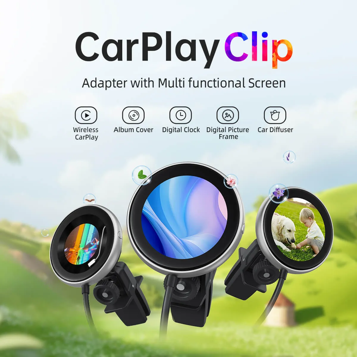 CarPlayClip Wireless CarPlay Adapter